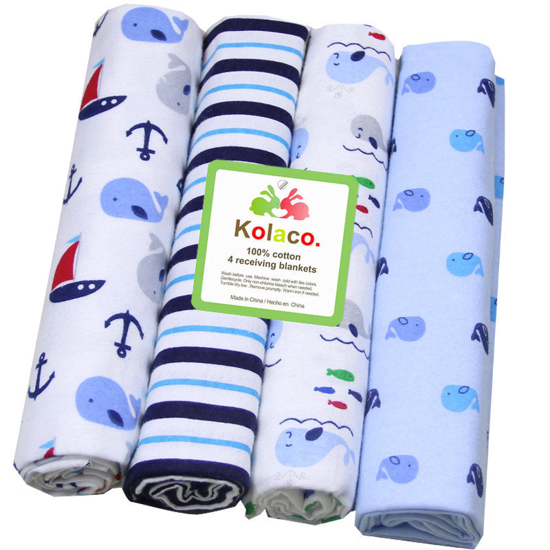 Cozy Cotton Flannel Baby Blanket