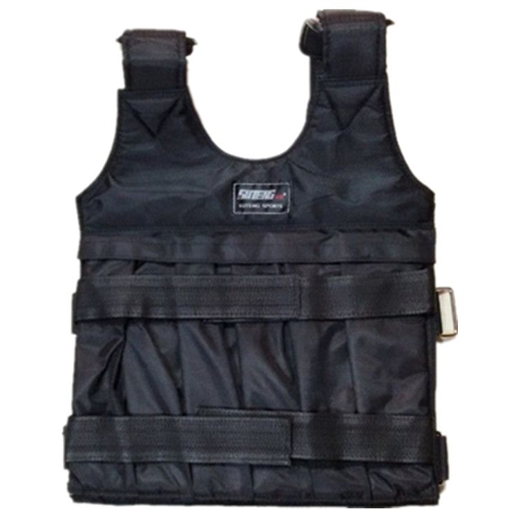 Adjustable Weight-Bearing Empty Vest with Padded Shoulders