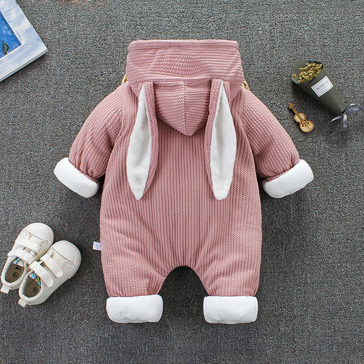 Cozy Rabbits Baby Winter Jumpsuit