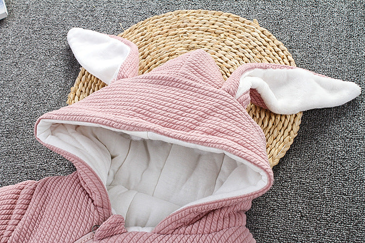 Cozy Rabbits Baby Winter Jumpsuit