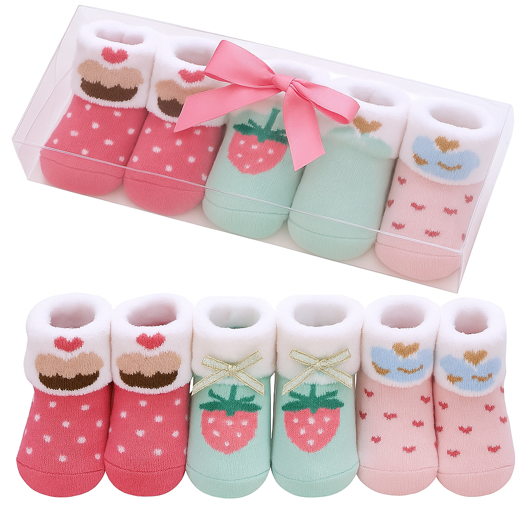 Cute Cartoon Baby Socks