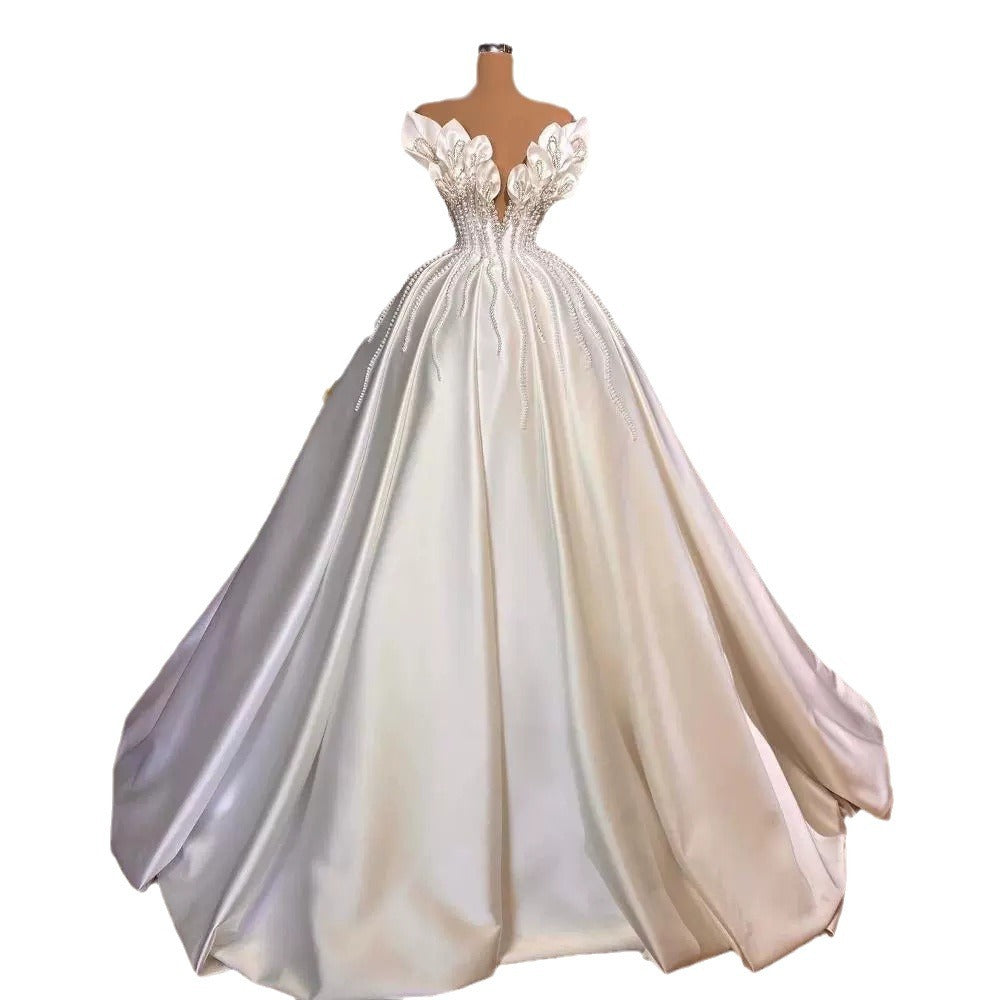 Beaded light luxury niche dress