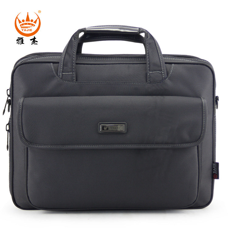 Mens Waterproof Oxford Laptop Briefcase Large Capacity Business Shoulder Bag