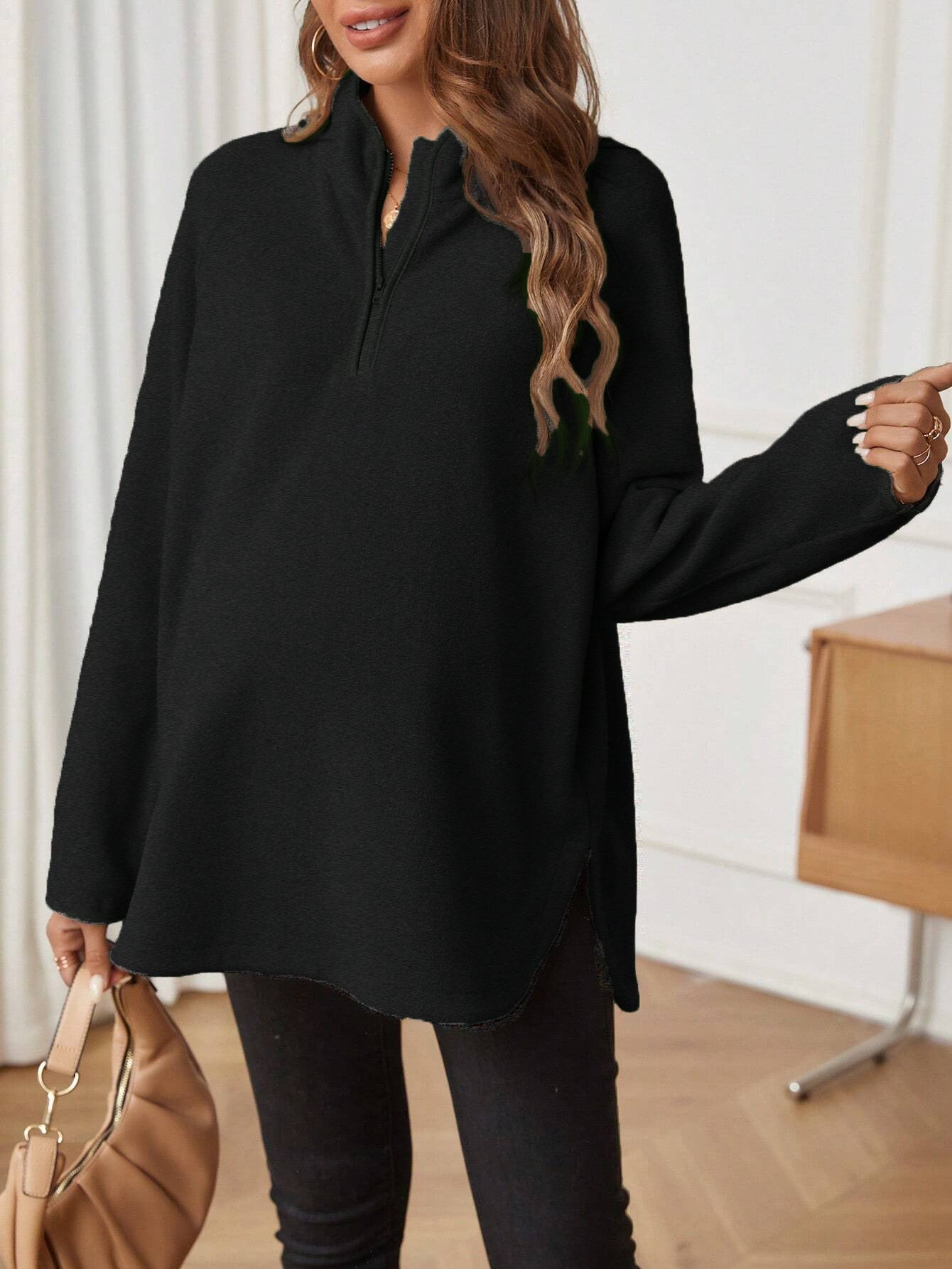 Maternity Zip Long Sleeve