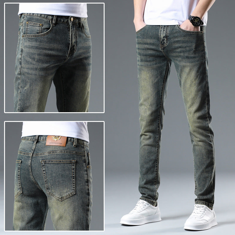 Vintage Stretch Jeans for Men