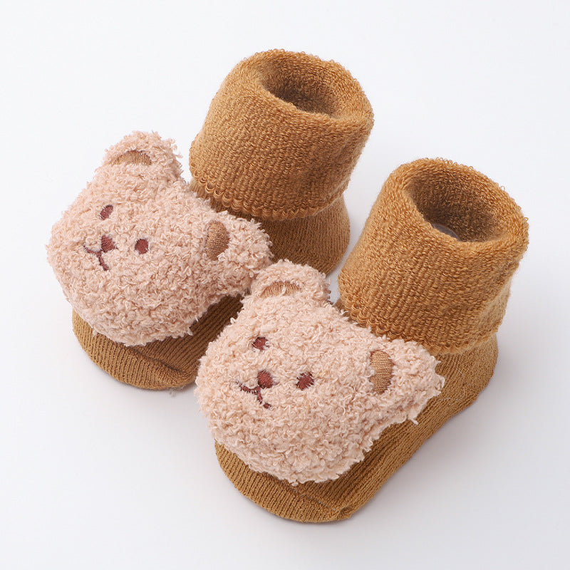 Cozy Terry Baby Socks