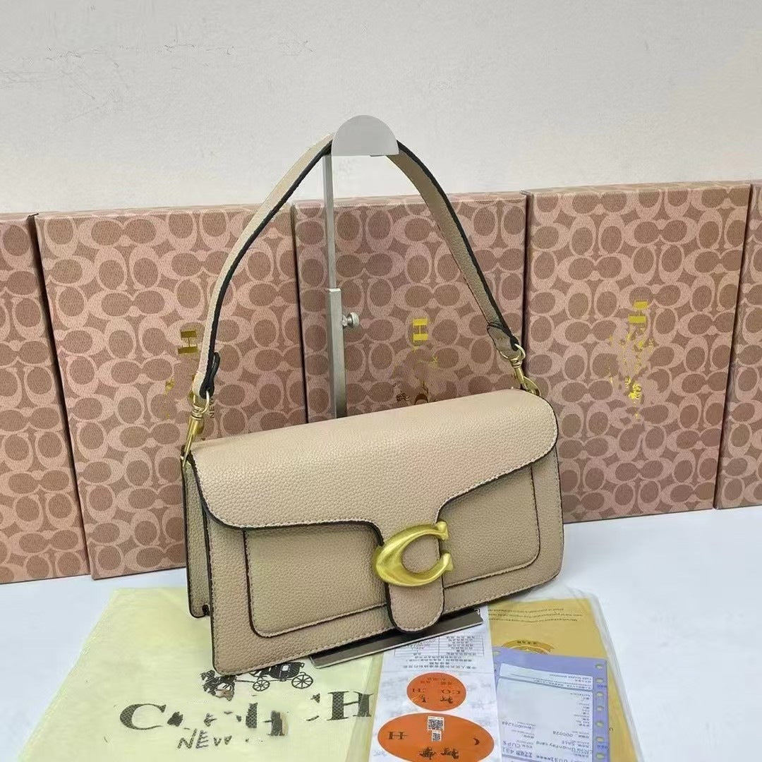 Elegant Lychee Texture Shoulder Bag