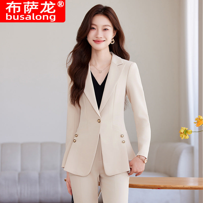 Women's long-sleeved professional suit trousers formal suit