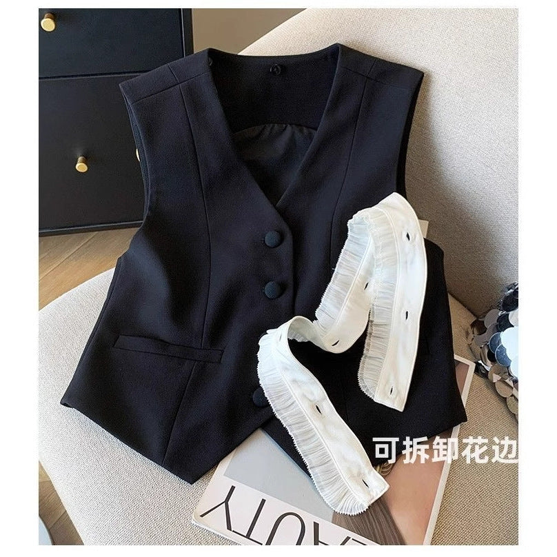 Pre-Fall Slim Fit Multi-Layer Vest Top