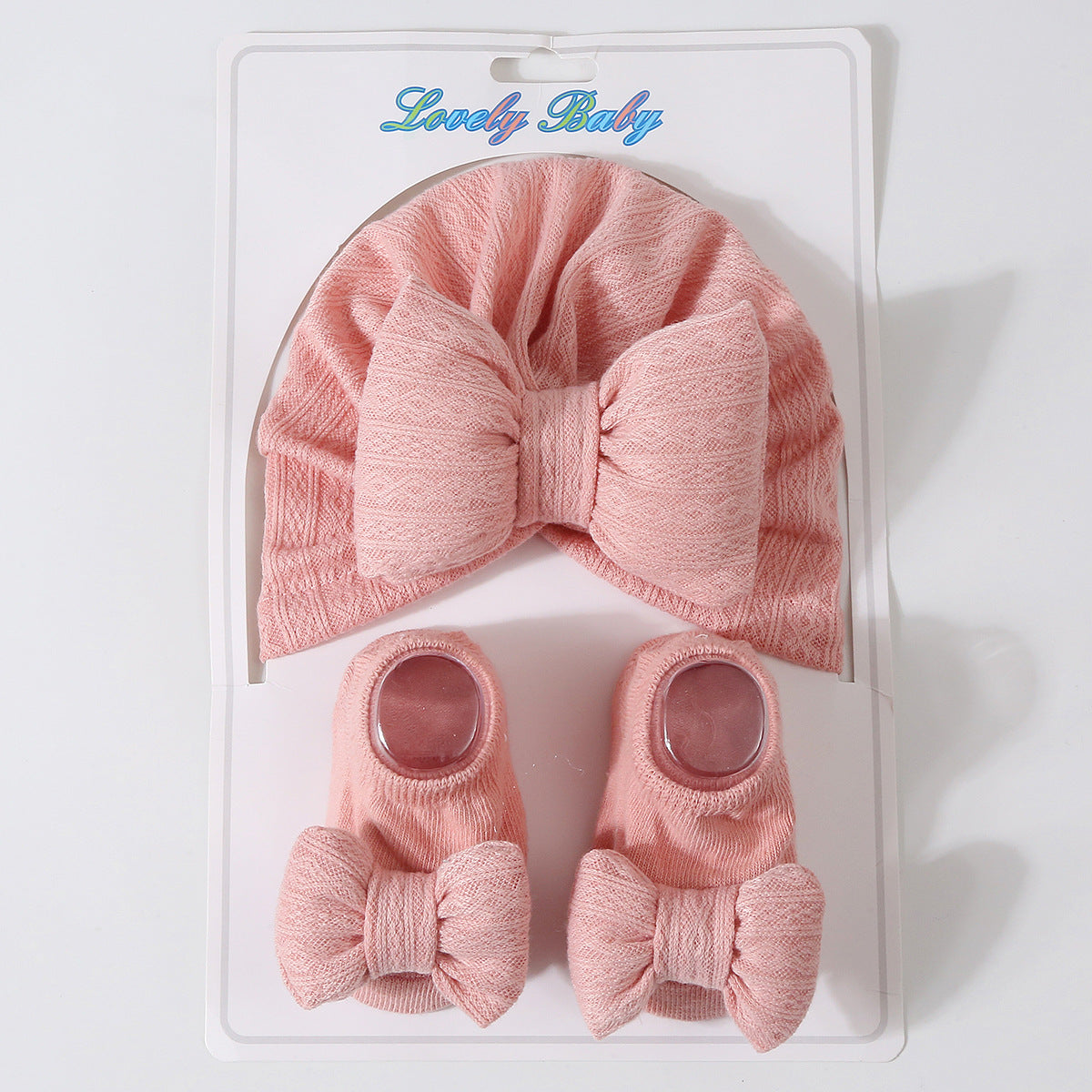 Newborn Knitted Hat & Socks Set