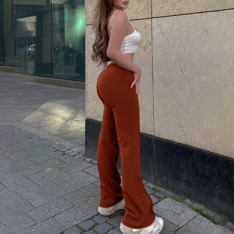 Spring and autumn wide-leg pants