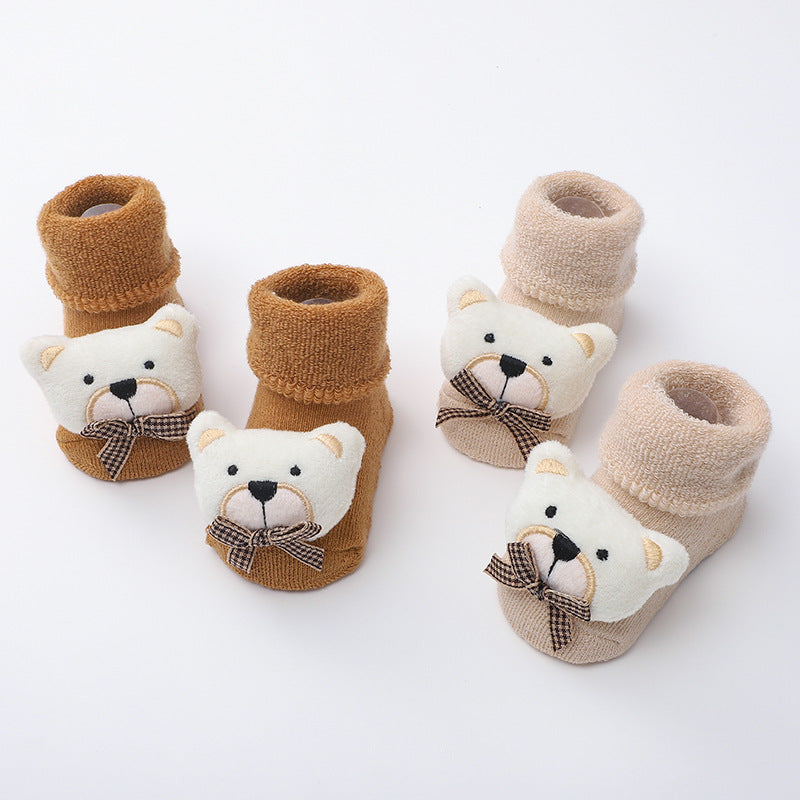 Cozy Terry Baby Socks