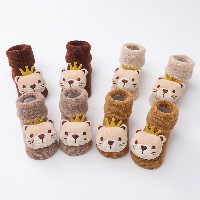 Cozy Terry Baby Socks