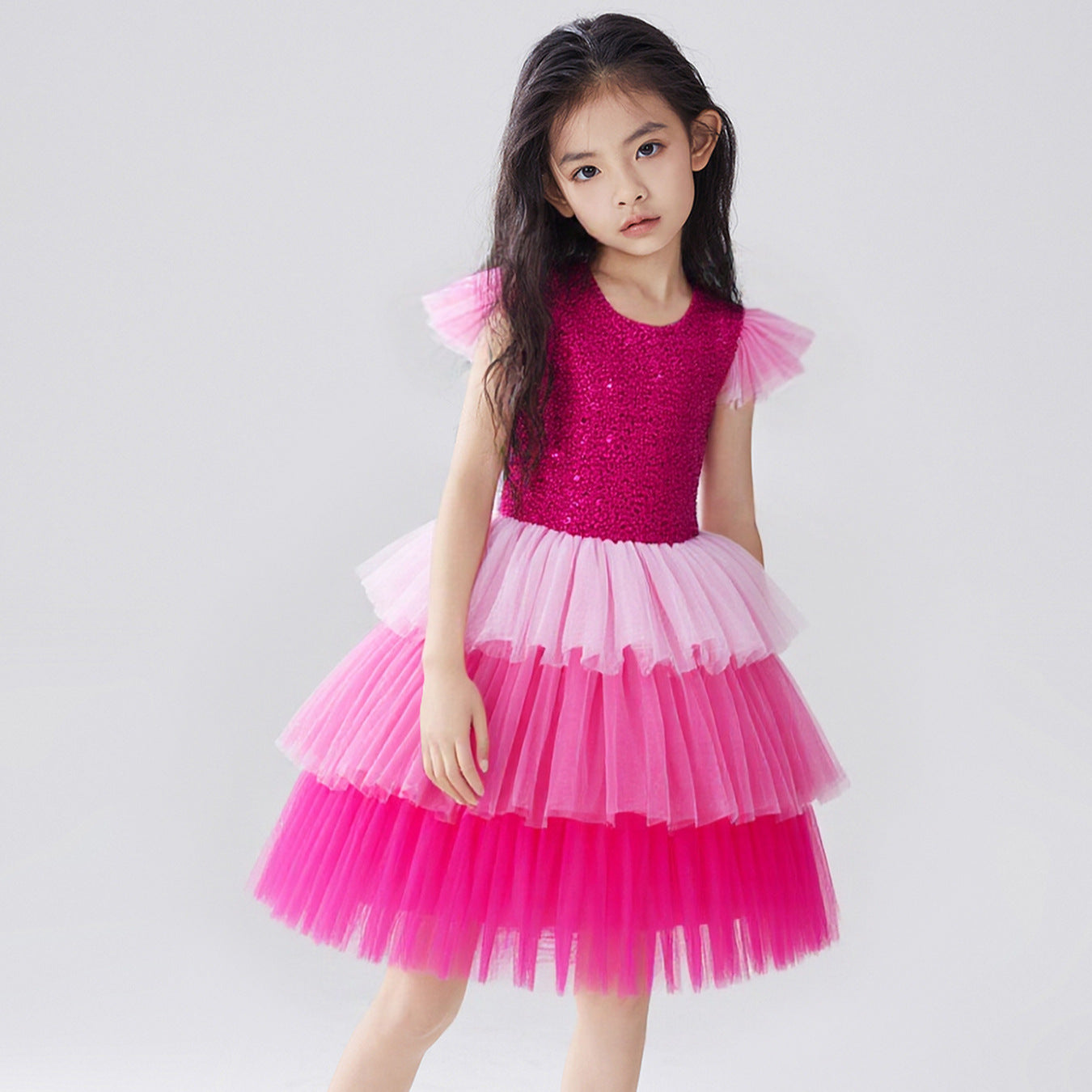 Rainbow Sparkle Princess Dress