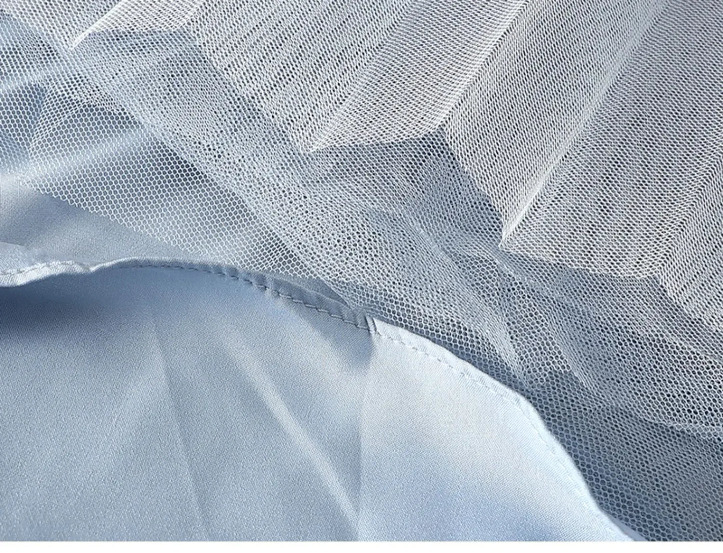 Ombre Mesh Skirt