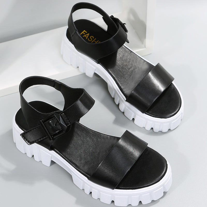 Solid color plus size women's shoes