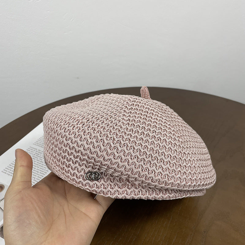 Japanese Designer Pleated Beret Hat for Women