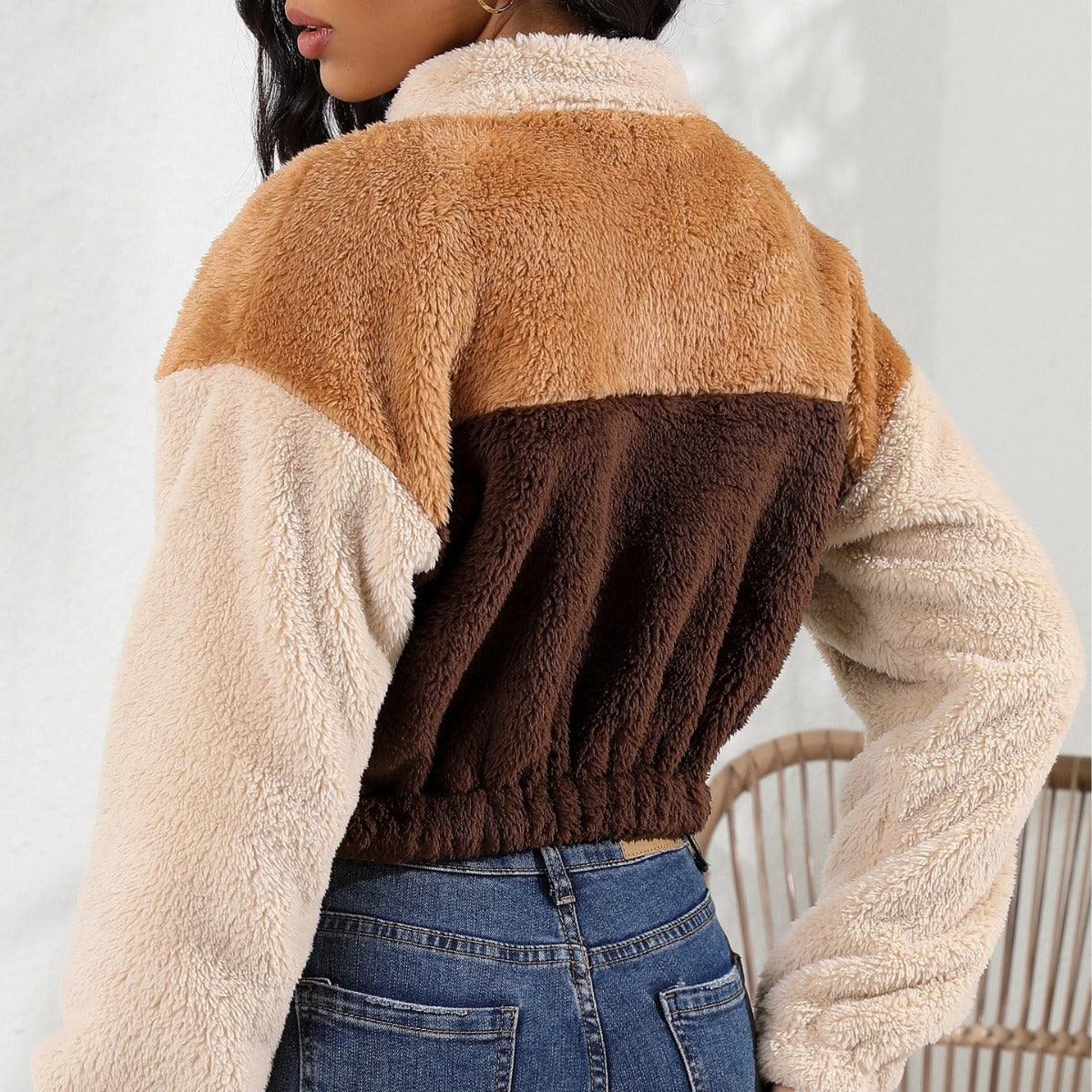 24 New Casual Versatile Amazon Plush Jacket Thickened Jacket