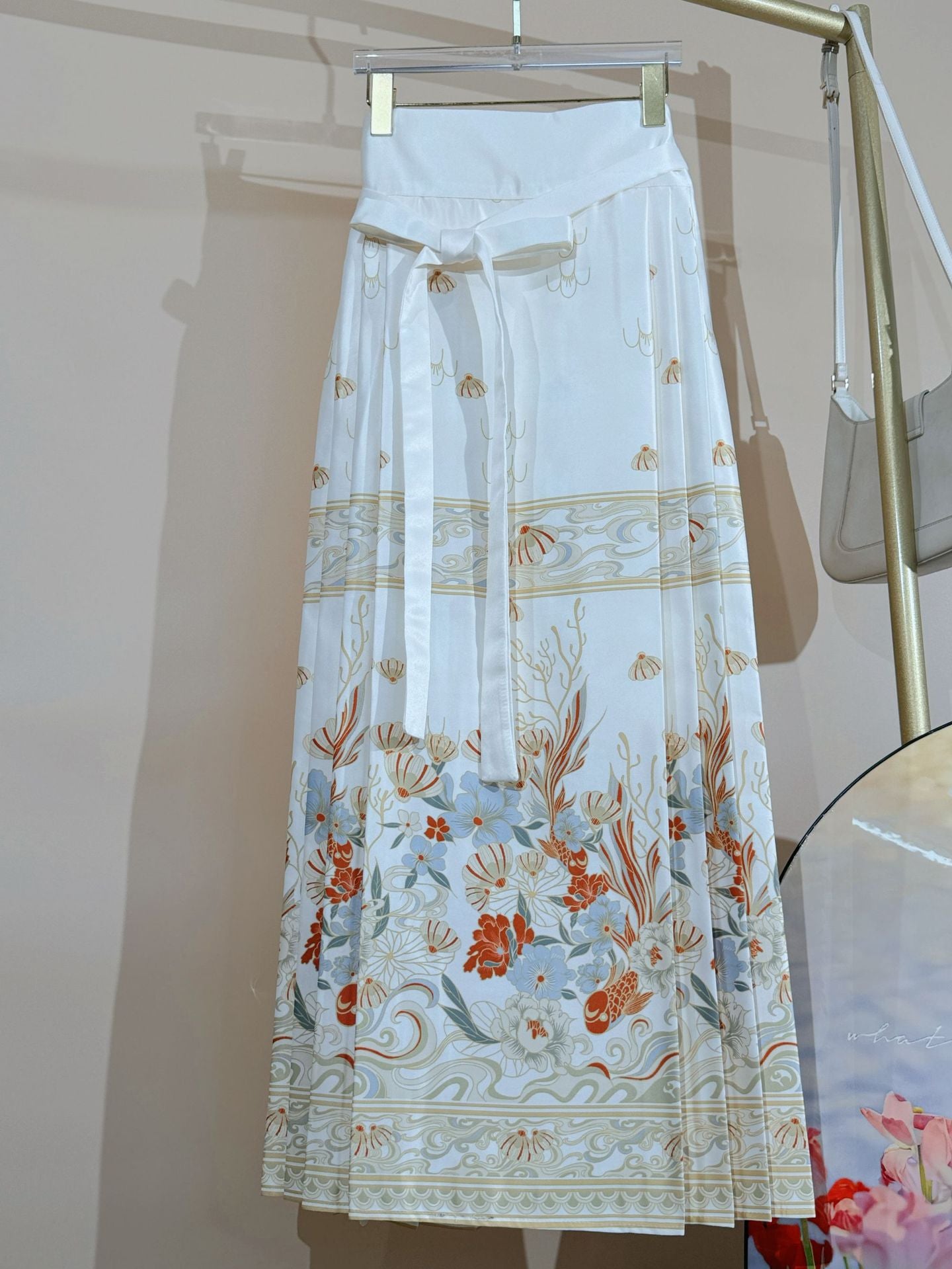 Moonlight Pleated Hanfu Skirt
