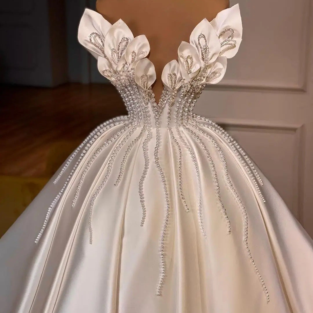 Beaded light luxury niche dress