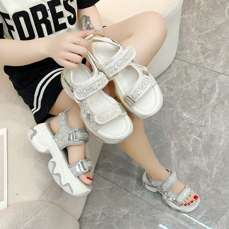 Sparkle Platform Sandals