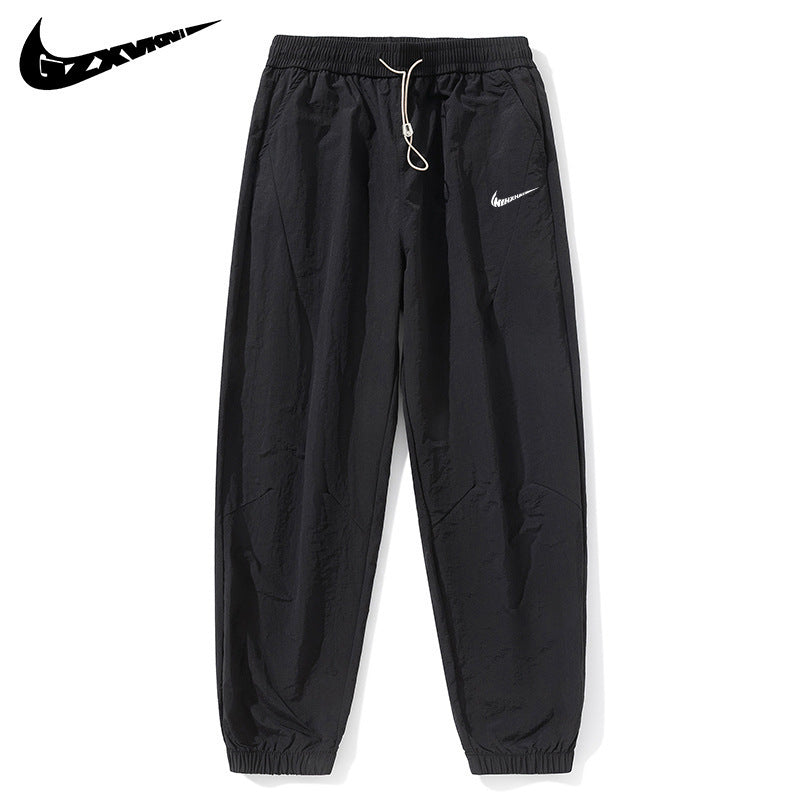 Summer Men's Ice Silk Thin Sweatpants