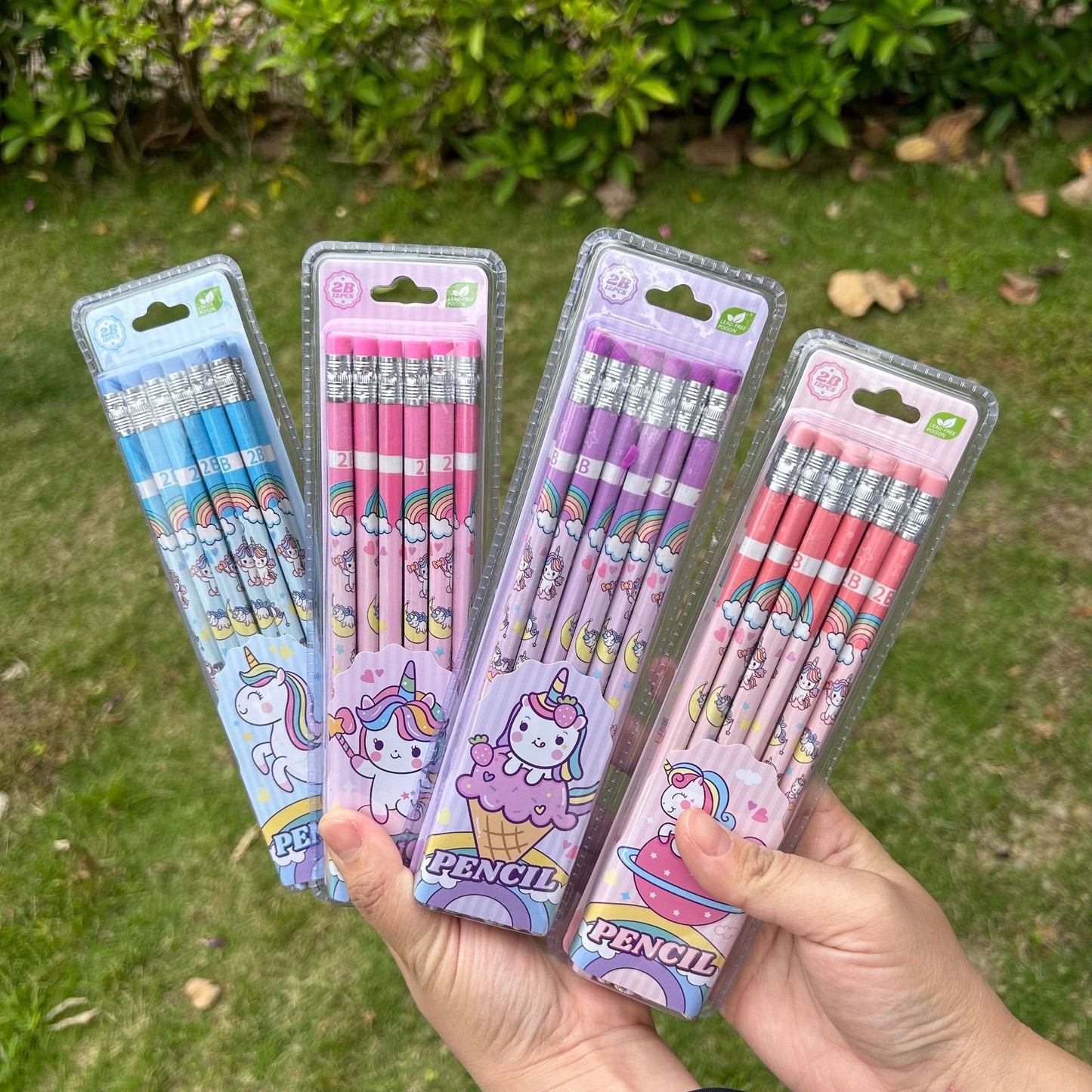 Kuromi Charm Pencil Set