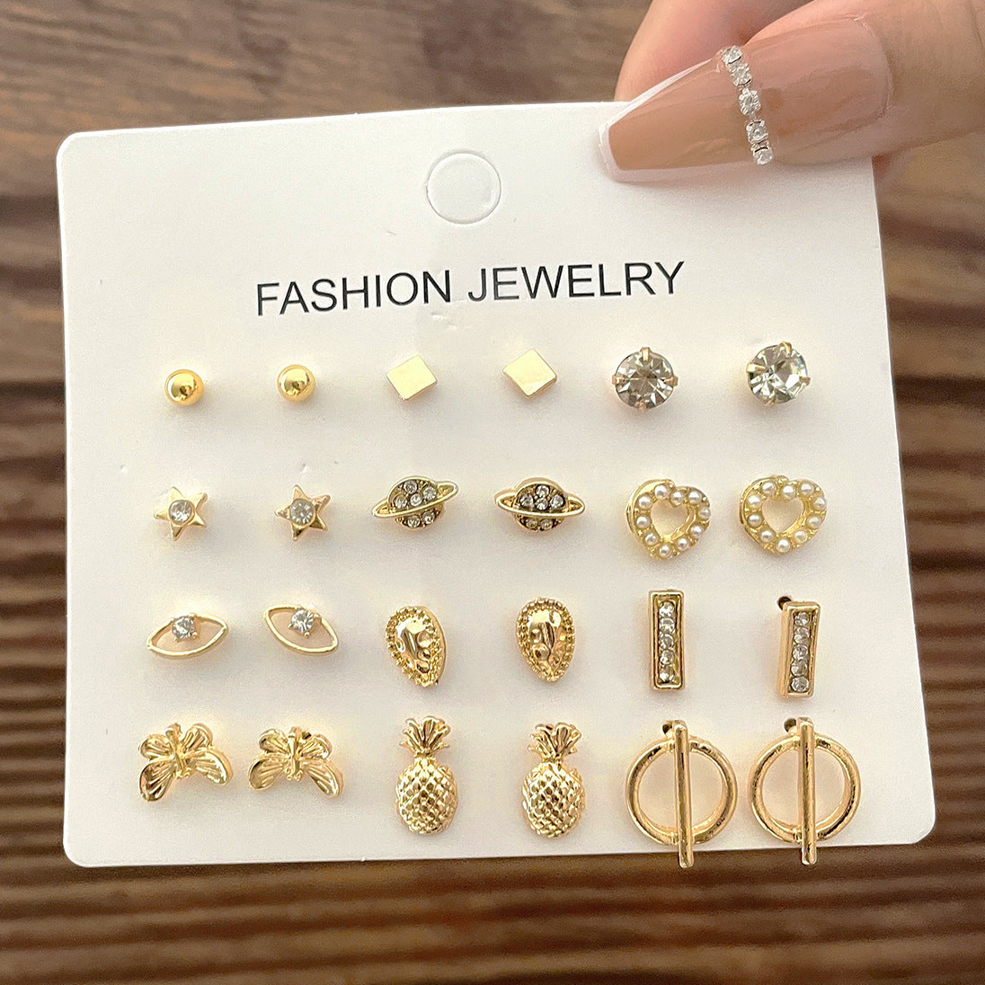 Shiny Gold Earrings for Women Girls