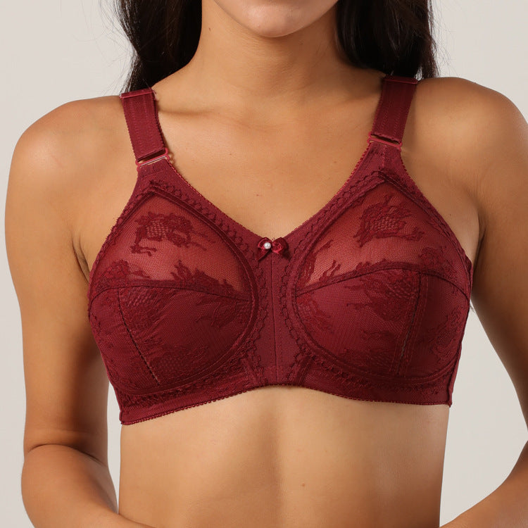 Ultra-Thin Plus Size Lace Bra