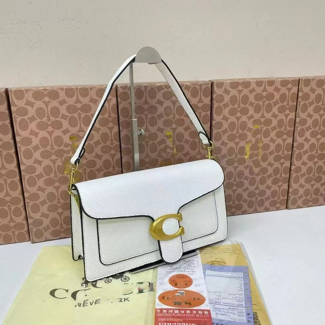 Elegant Lychee Texture Shoulder Bag