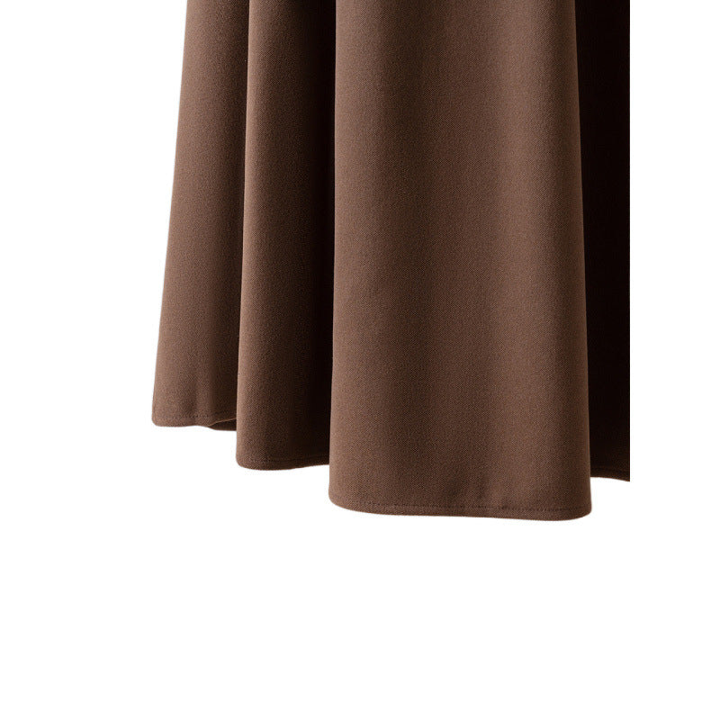 High-Waisted Tailored Skirt