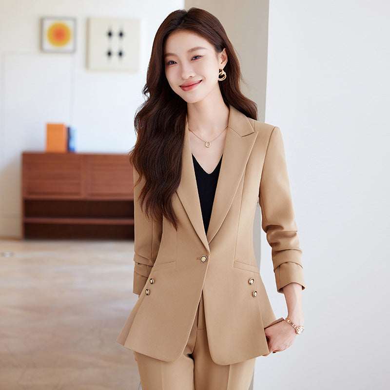 Women's long-sleeved professional suit trousers formal suit