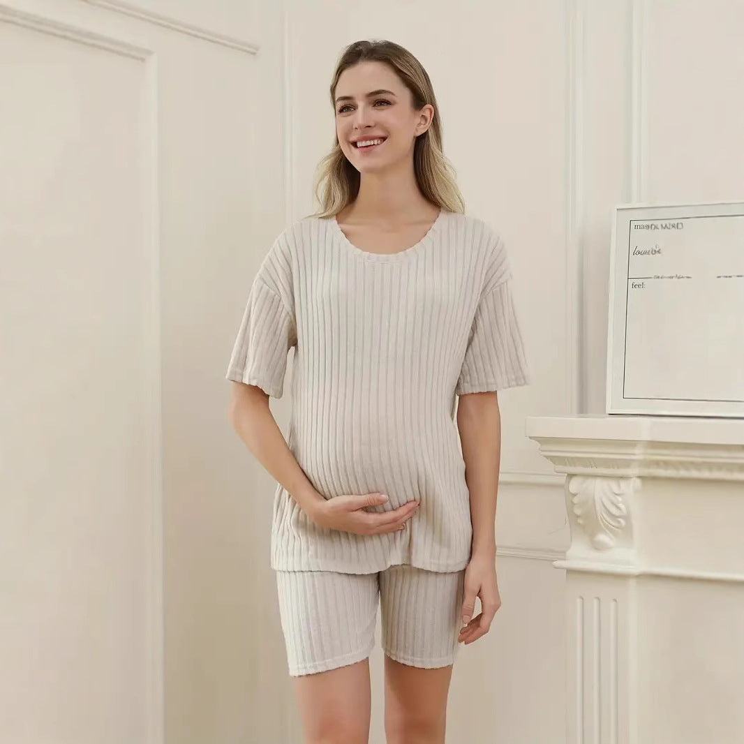 Breezy Stripes Maternity Set