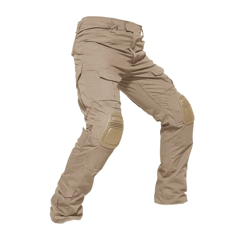 G2 Mens Camouflage Tactical Frog Pants with Protective Gear