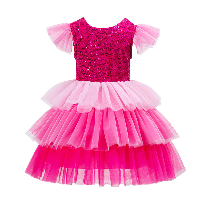 Rainbow Sparkle Princess Dress