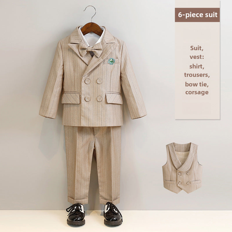 Junior Gentleman's Suspenders & Vest Set