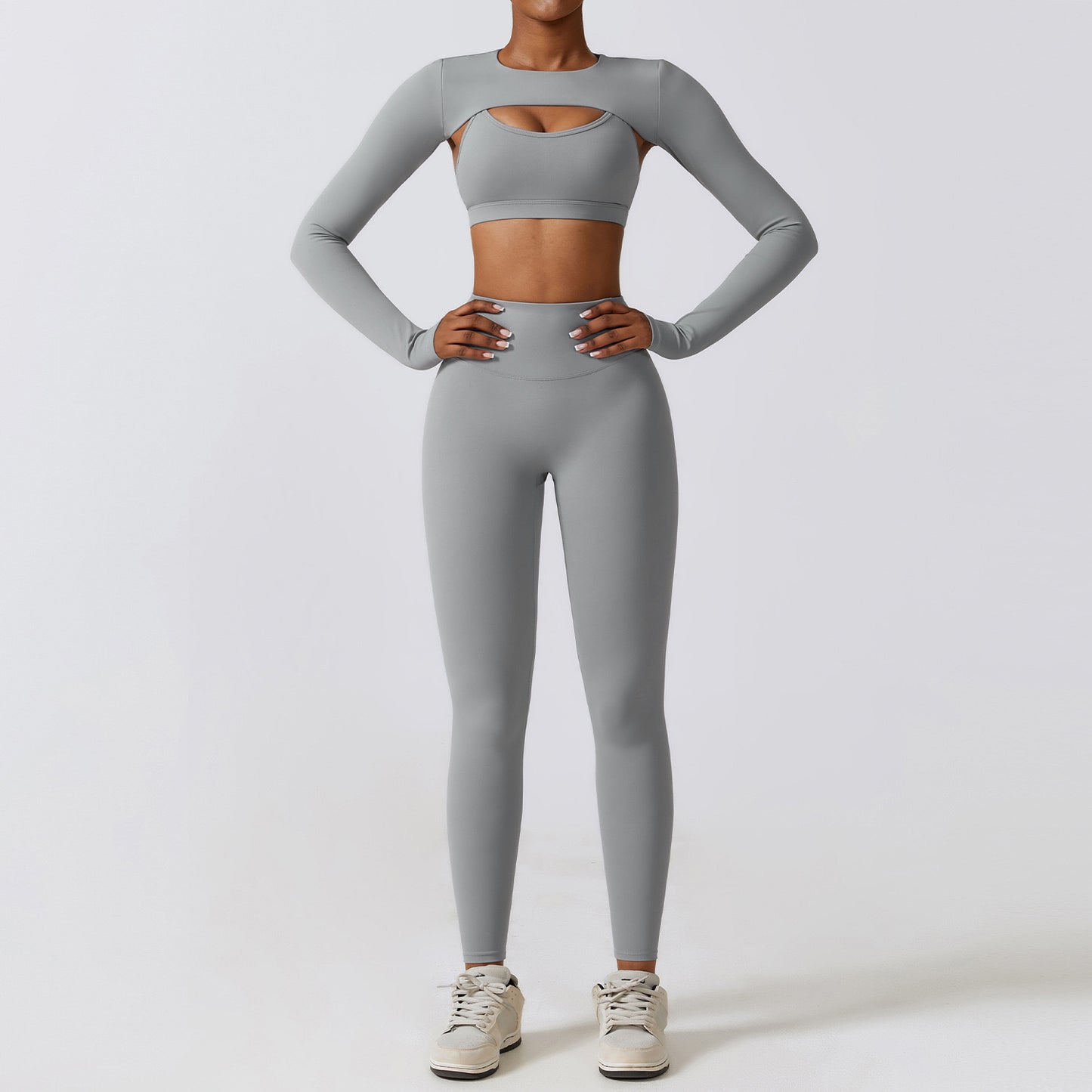Slim-Fit Yoga Three-Piece Set