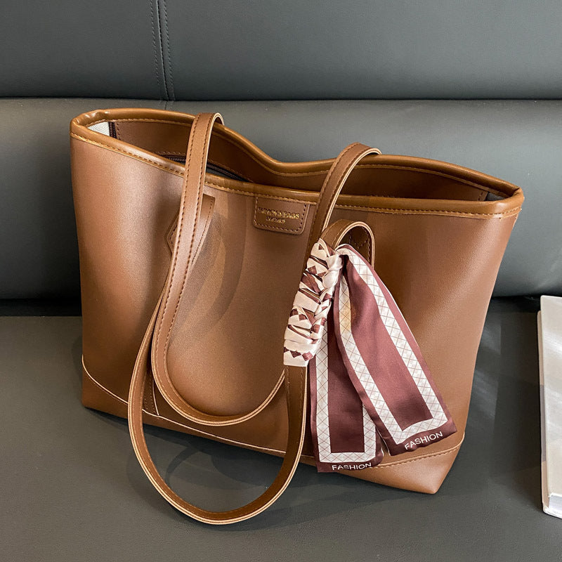 Large-Capacity Tote Bag with Compartments