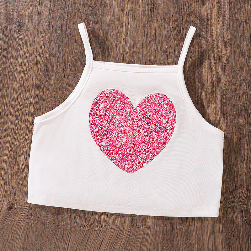 Adorable Girls' Summer Suit Set