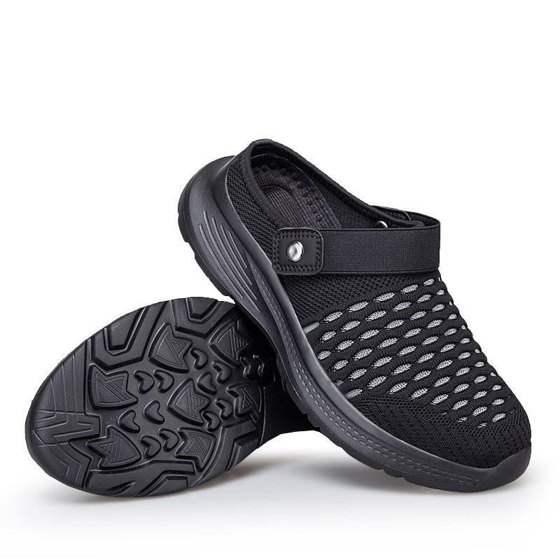 Summer Elderly Outdoor Breathable Slippers