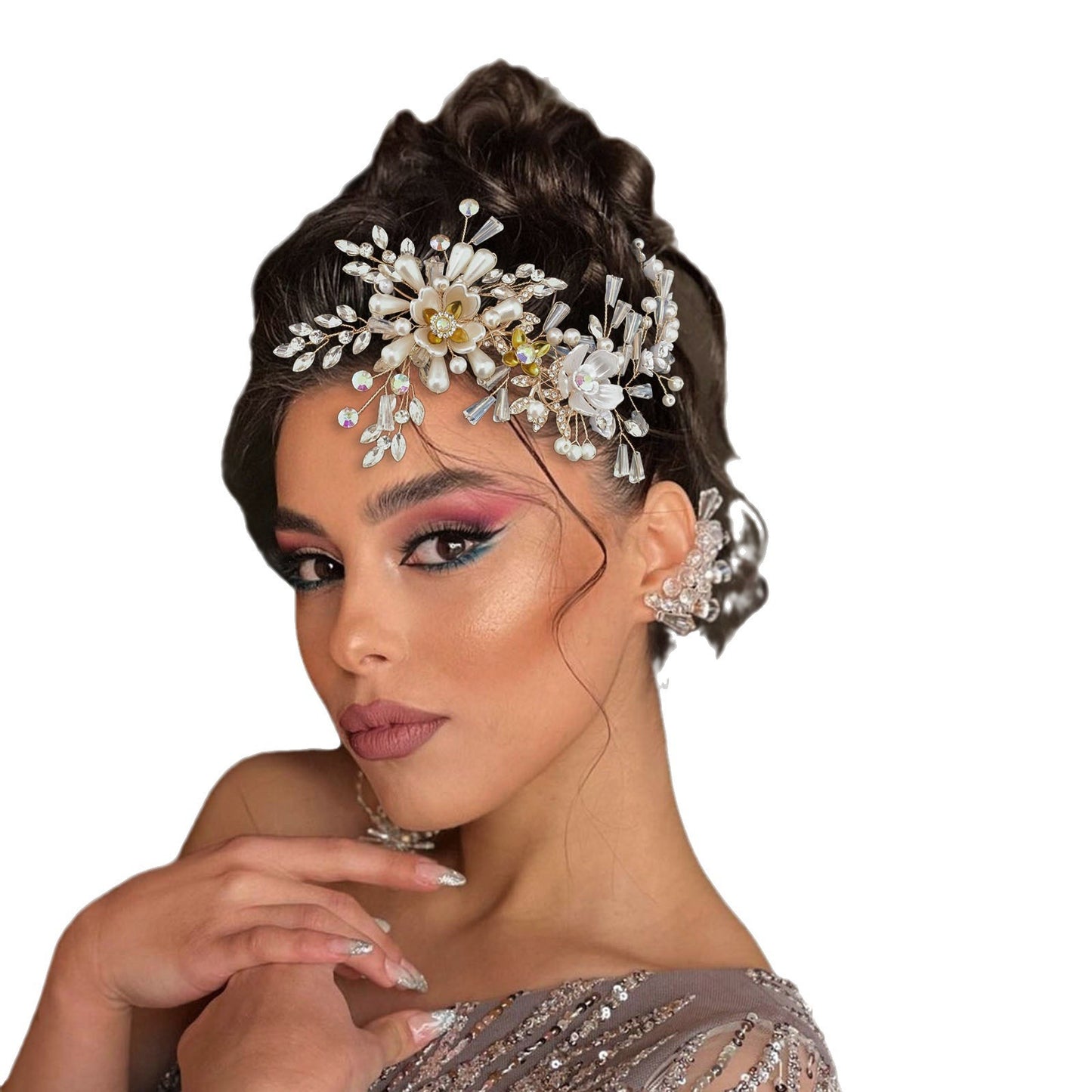 Bridal wedding dress accessories headband