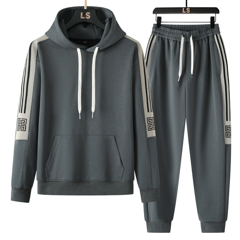 Athena Stripe Hoodie Set