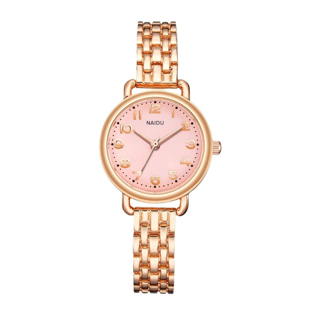 Fashionable simple thin strap digital face