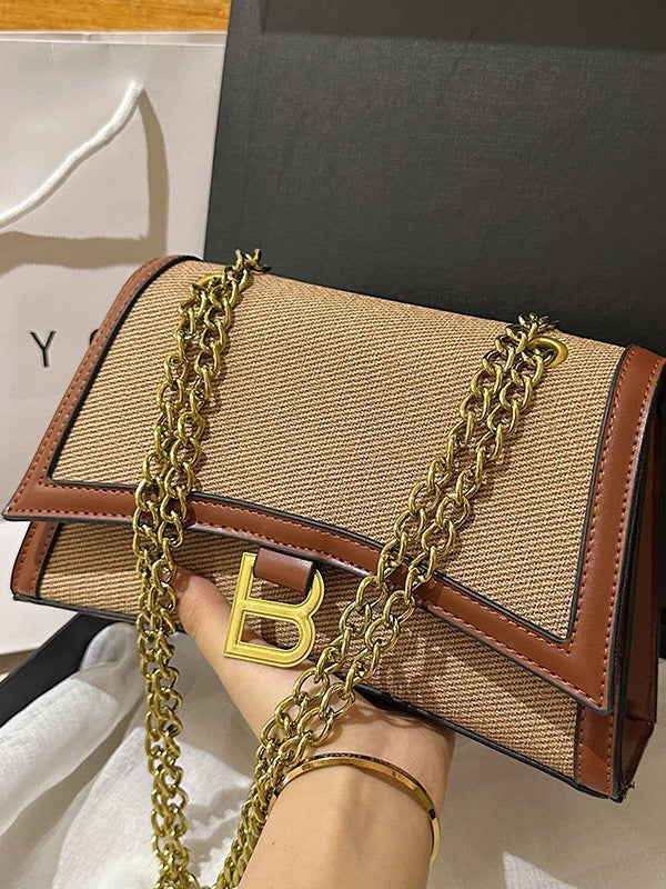 Designer Hourglass Shoulder Bag