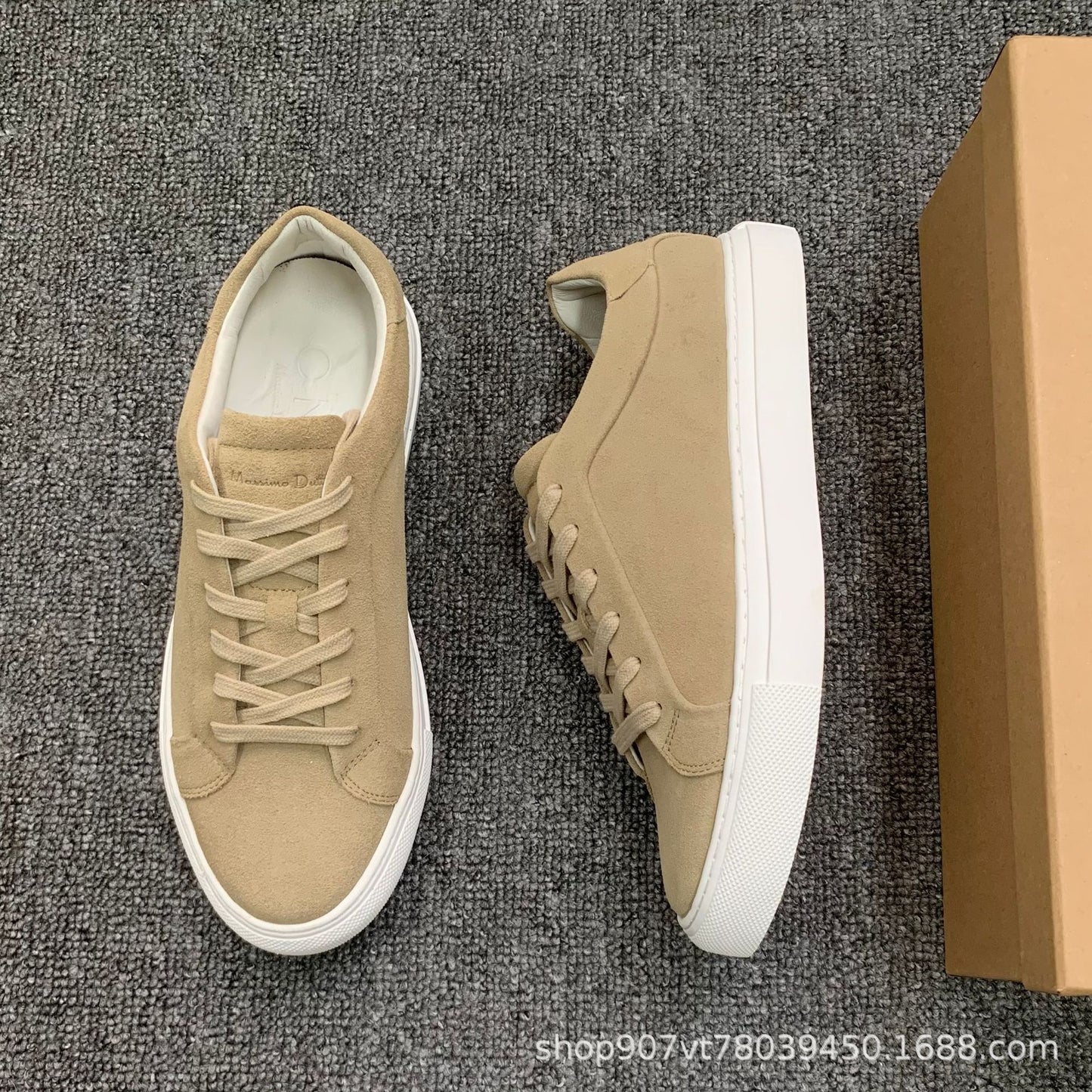 Casual Leather Mens Sneakers