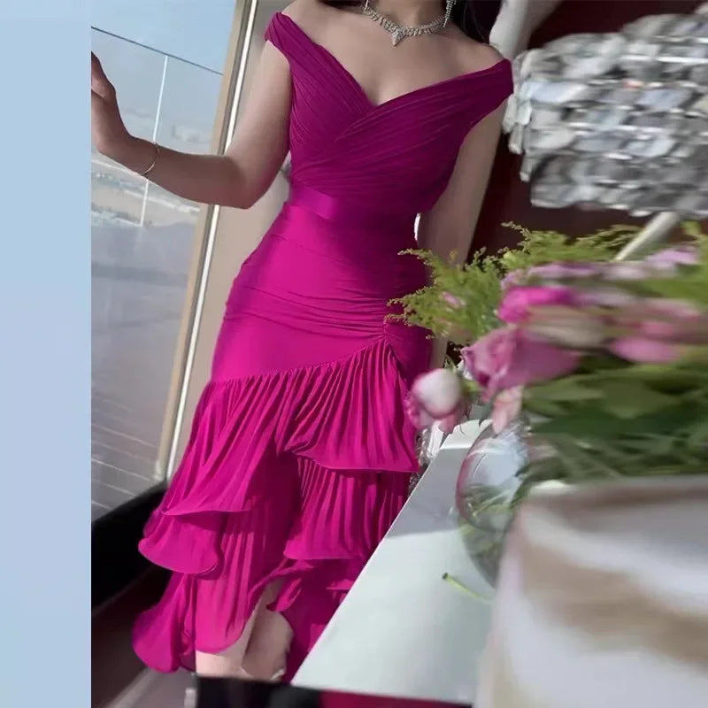 Summer High-Waisted Sleeveless Dress (On Hand)