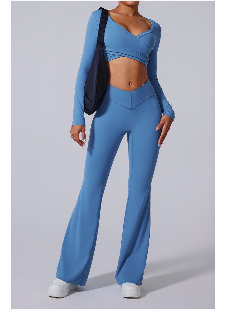 V-Waist Sculpting Flare Pants