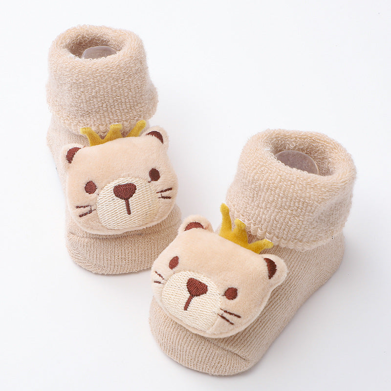 Cozy Terry Baby Socks
