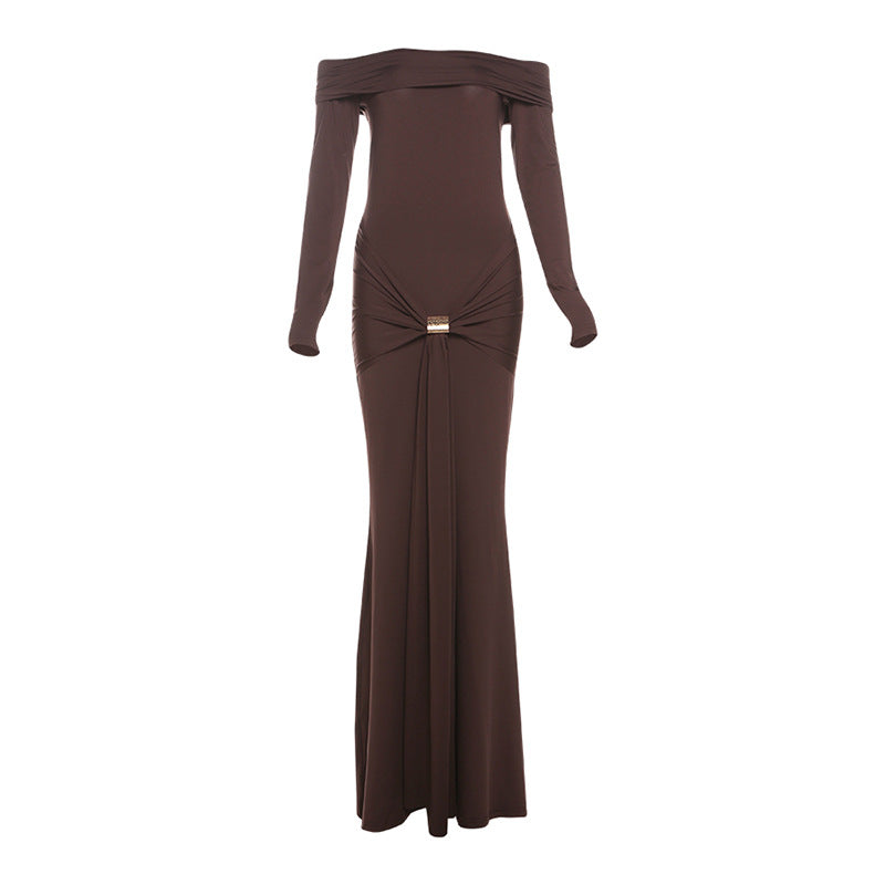 One-Shoulder Slim Fit Dress for Women