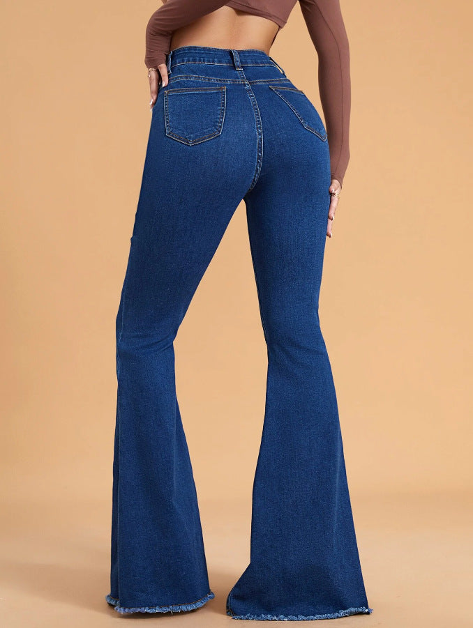 New fashion high-waisted flared pant